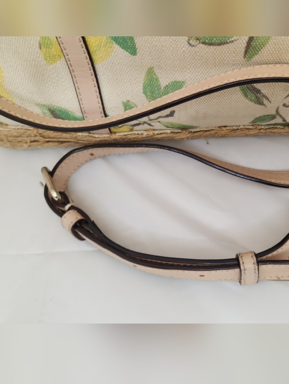 kate spade Capri Espadrille Painterly Lemon Maise RARE AMAZING CONDITION! - Picture 2 of 10